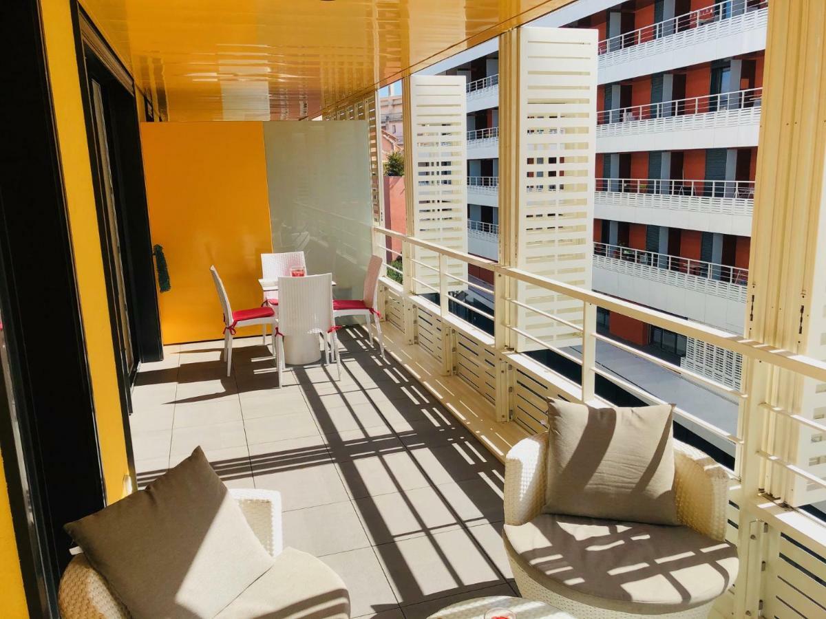 Vacances A Nice Terrasse Ensoleillee & Parking A La Gare Du Sud מראה חיצוני תמונה